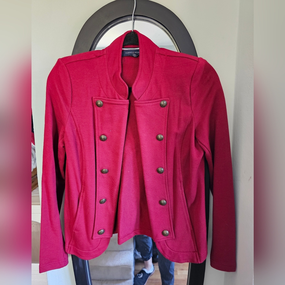 Tommy hilfiger knit military jacket